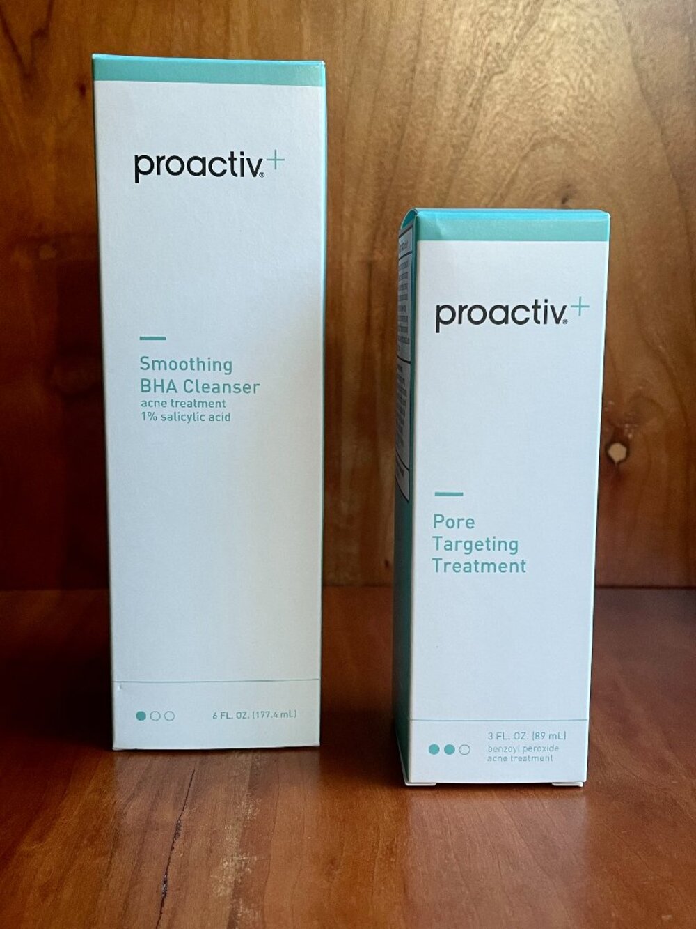 NIB Proactiv Smoothing BHA Cleanser 6 oz & Pore Targeted Treatment 3 oz
